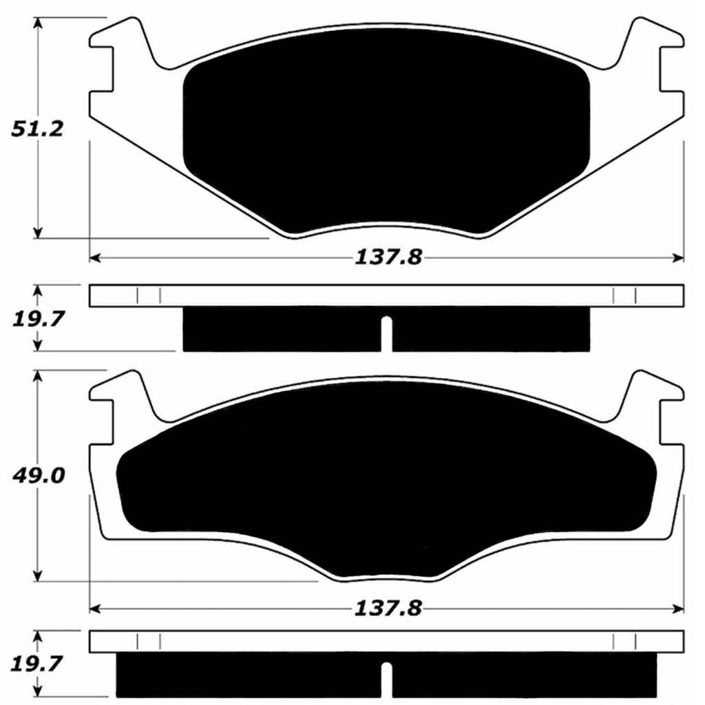Porterfield Brake Pads for 1992 VOLKSWAGEN GOLF