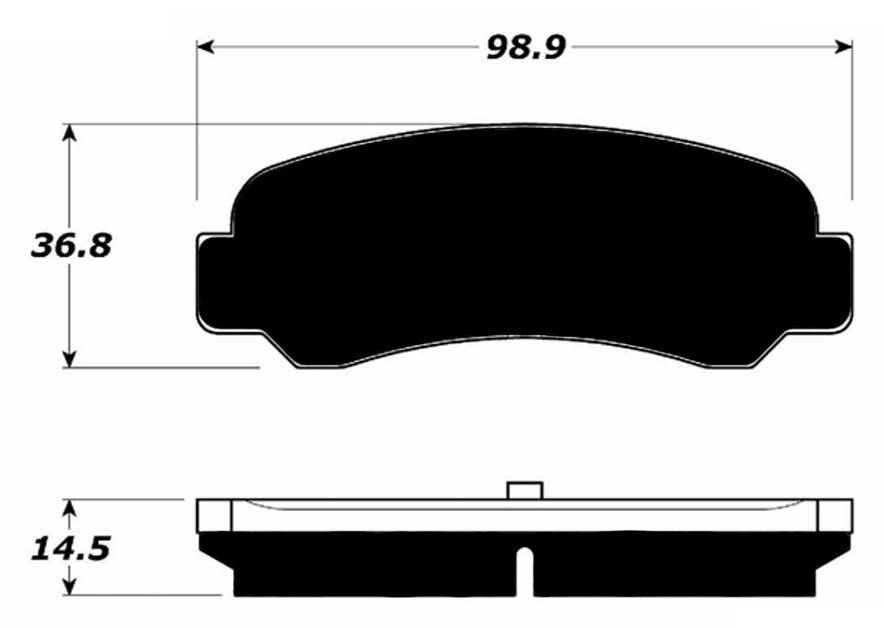 Porterfield Brake Pads for 1984 TOYOTA COROLLA Coupe GTS