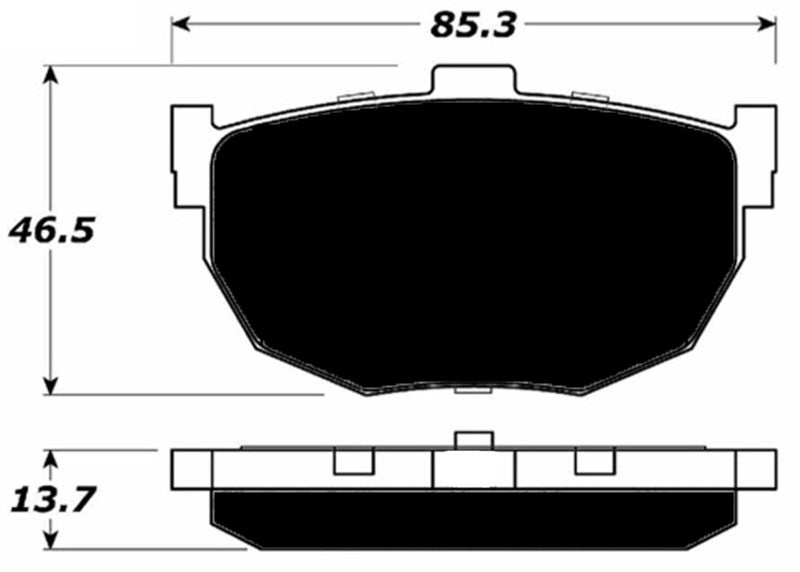 Porterfield Brake Pads for 1987 NISSAN MAXIMA