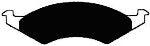 Porterfield Brake Pads for 1992 FORD TAURUS Rear Drum w/Phenolic Piston