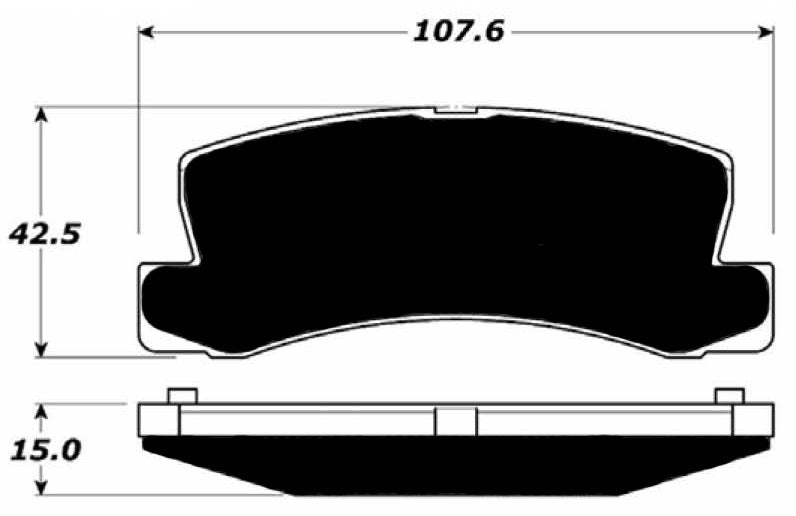 Porterfield Brake Pads for 1990 TOYOTA CELICA GT-S
