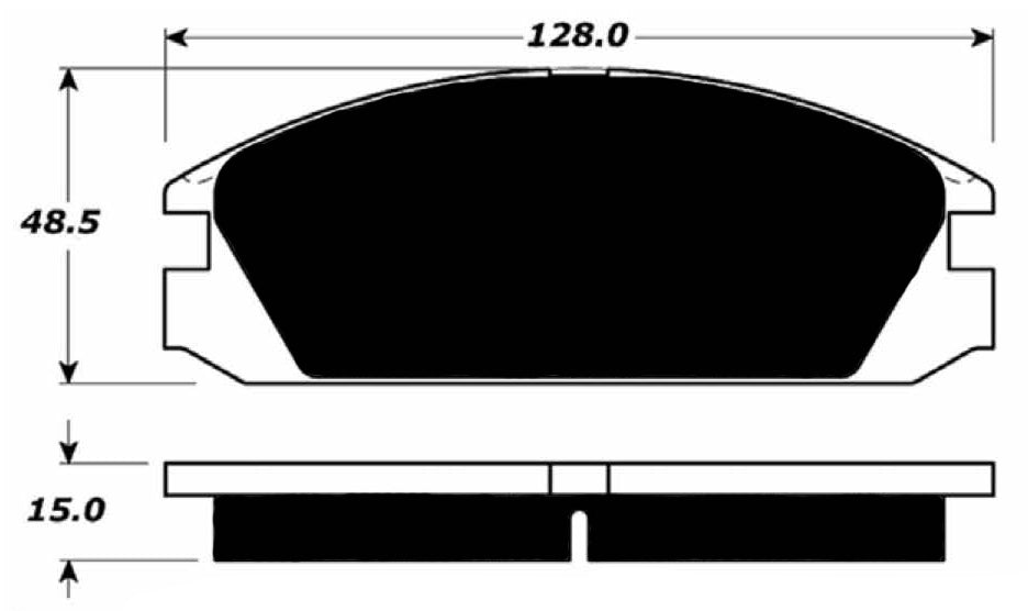 Porterfield Brake Pads for 1988 HONDA ACCORD Coupe DX
