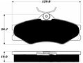 Porterfield Brake Pads for 1987 VOLKSWAGEN VANAGON