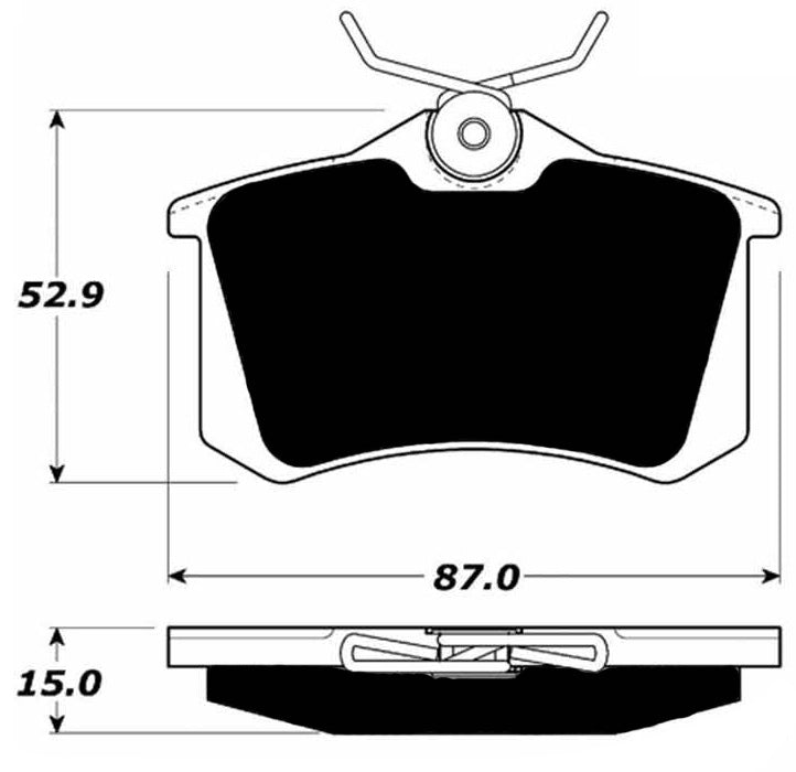 Porterfield Brake Pads for 1991 VOLKSWAGEN PASSAT