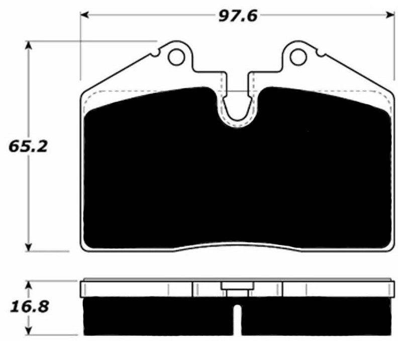 Porterfield Brake Pads for 1992 PORSCHE 911 Carrera 4