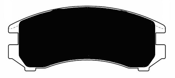 Porterfield Brake Pads for 1993 SUZUKI SWIFT 3 Door GTi