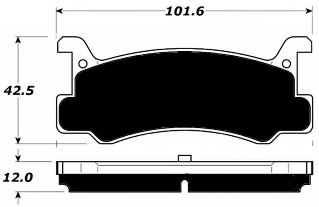 Porterfield Brake Pads for 1987 MAZDA 323 R/Disc