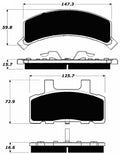 Porterfield Brake Pads for 1988 GMC K1500 4WD 10" R/Shoe Std Cab Std Ch
