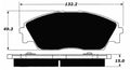 Porterfield Brake Pads for 1990 HONDA PRELUDE S