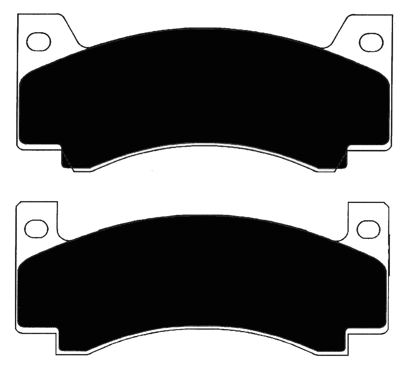 Porterfield Brake Pads for 1976 DODGE CHARGER w/11" Drums