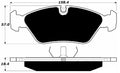 Porterfield Brake Pads for 1984 FERRARI Mondial