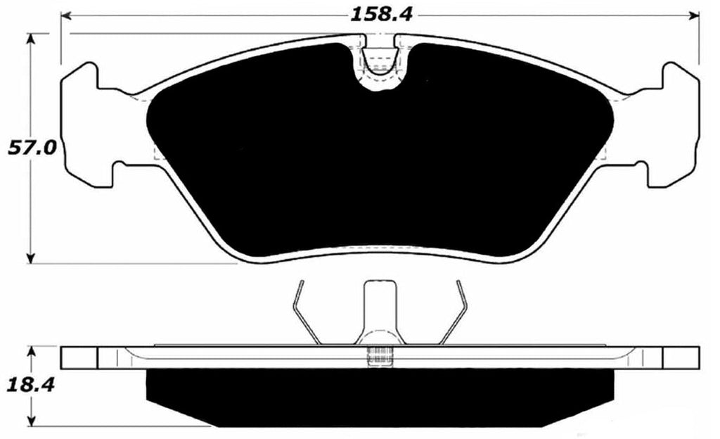 Porterfield Brake Pads for 1985 PORSCHE 928