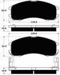 Porterfield Brake Pads for 1992 FORD PROBE R/Disc