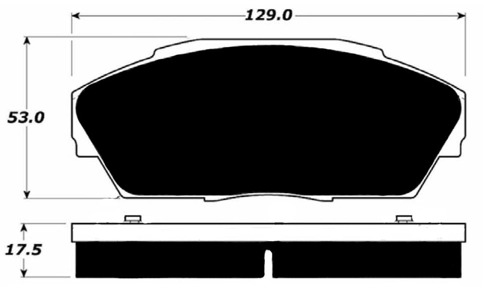 Porterfield Brake Pads for 1993 HONDA CIVIC Sedan EX