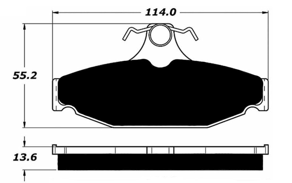 Porterfield Brake Pads for 1990 CHEVROLET CORVETTE