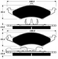 Porterfield Brake Pads for 1993 FORD TAURUS SHO