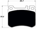 Porterfield Brake Pads for 1988 MERCEDES-BENZ 560 SL