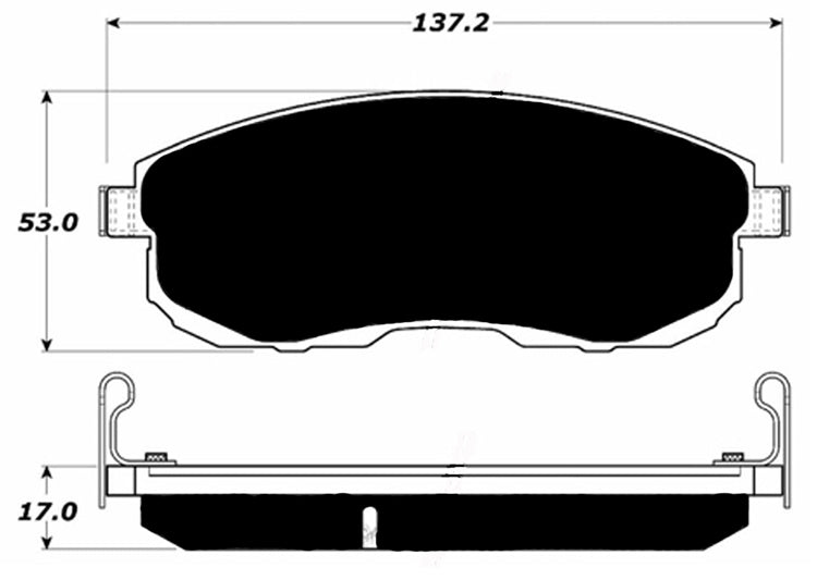 Porterfield Brake Pads for 2006 NISSAN SENTRA 2.5L Spec V