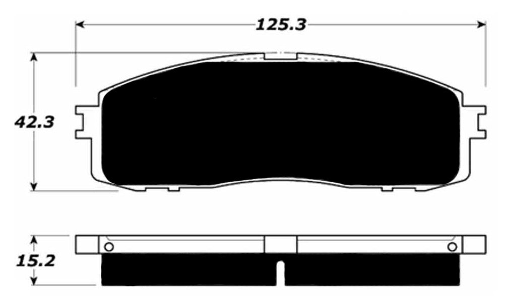 Porterfield Brake Pads for 1990 TOYOTA SUPRA