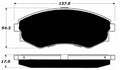 Porterfield Brake Pads for 2000 NISSAN SENTRA 1.8L GXE R/Drums