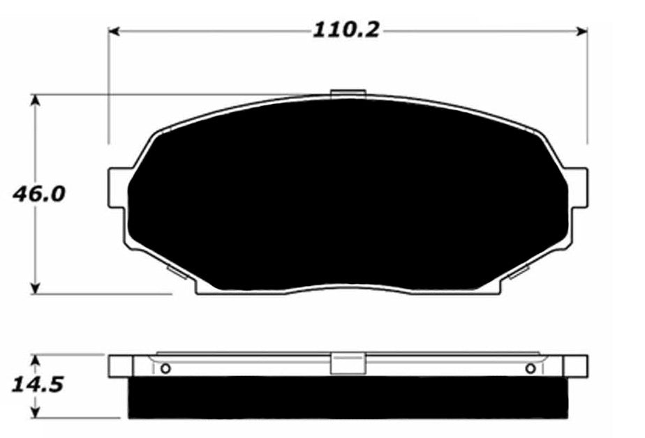 Porterfield Brake Pads for 1991 MAZDA MX-5 MIATA