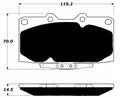 Porterfield Brake Pads for 1995 NISSAN SKYLINE GTR R32