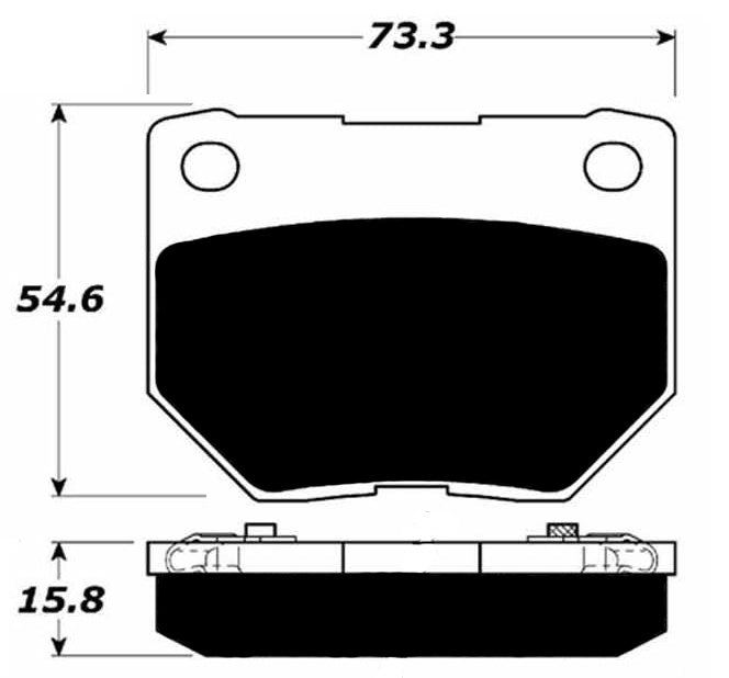 Porterfield Brake Pads for 1991 NISSAN 300ZX Turbo