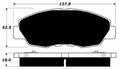 Porterfield Brake Pads for 1993 HONDA ACCORD Coupe 4 Cyl LX