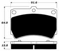 Porterfield Brake Pads for 1992 MAZDA 323