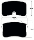 Porterfield Brake Pads for 1991 AUDI 200 Turbo Quattro 20 Valve