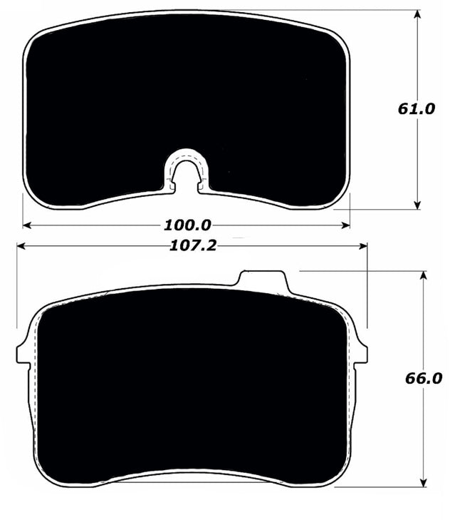 Porterfield Brake Pads for 1990 AUDI 200 Turbo Quattro 20 Valve