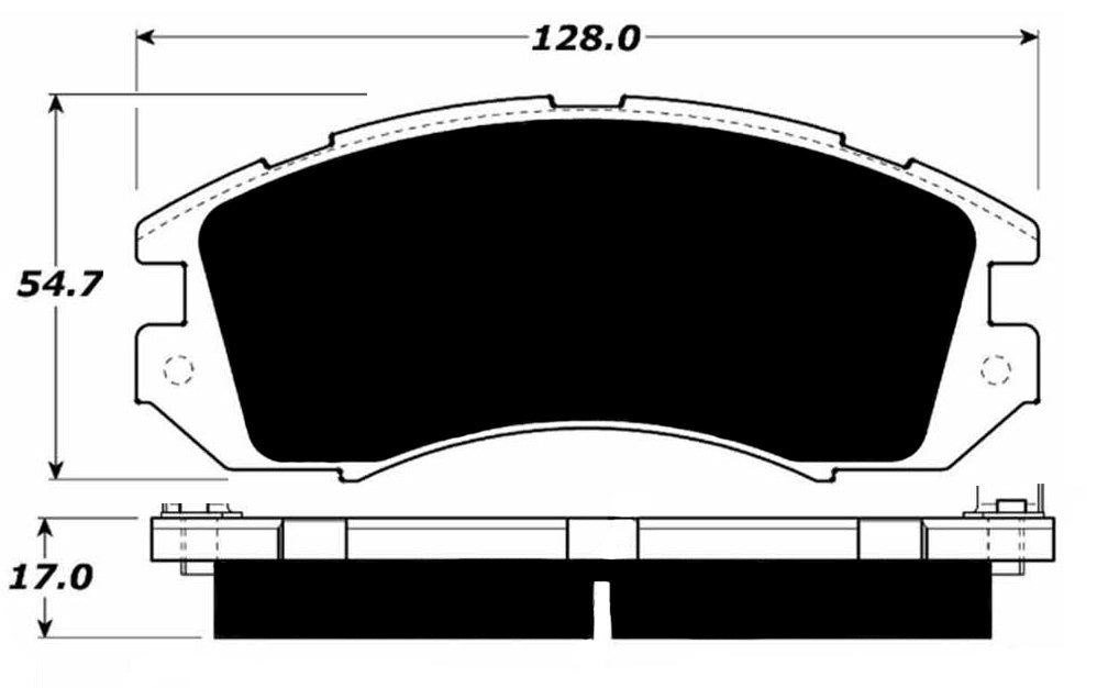Porterfield Brake Pads for 1995 SUBARU LEGACY SEDAN