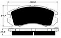 Porterfield Brake Pads for 1992 SUBARU IMPREZA SEDAN 2WD
