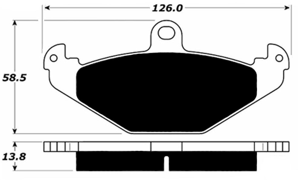Porterfield Brake Pads for 1993 DODGE VIPER