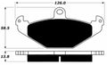 Porterfield Brake Pads for 1996 LOTUS ESPRIT