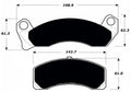 Porterfield Brake Pads for 1990 FORD CROWN VICTORIA Police