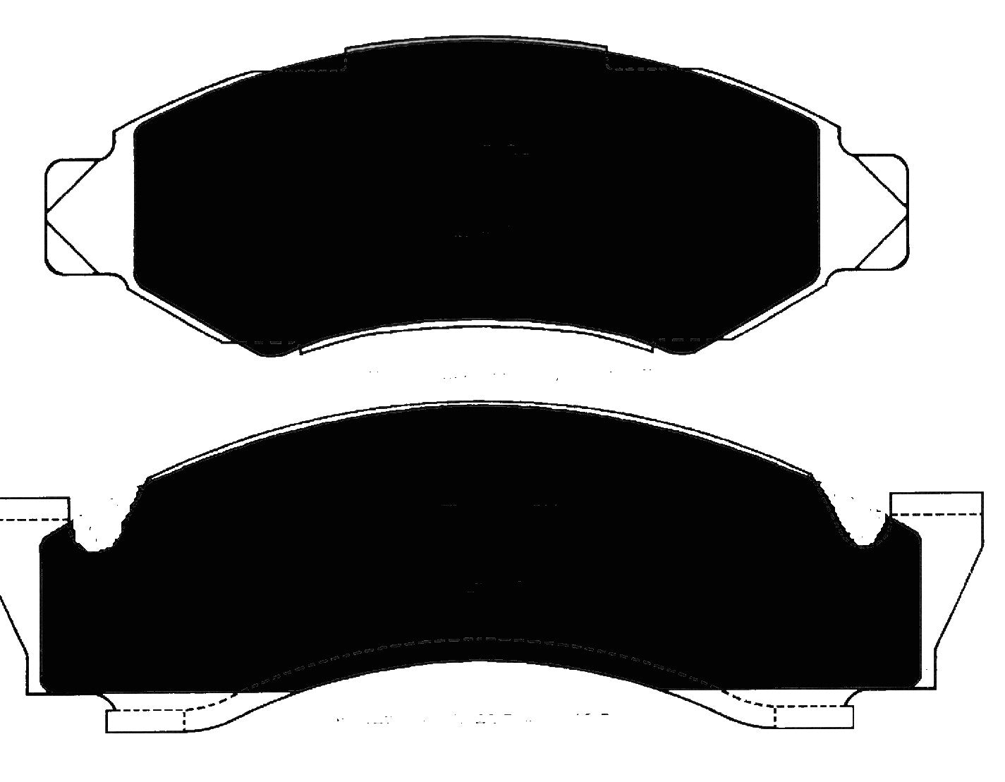 Porterfield Brake Pads for 1983 FORD BRONCO
