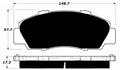 Porterfield Brake Pads for 2001 HONDA ACCORD Sedan V6