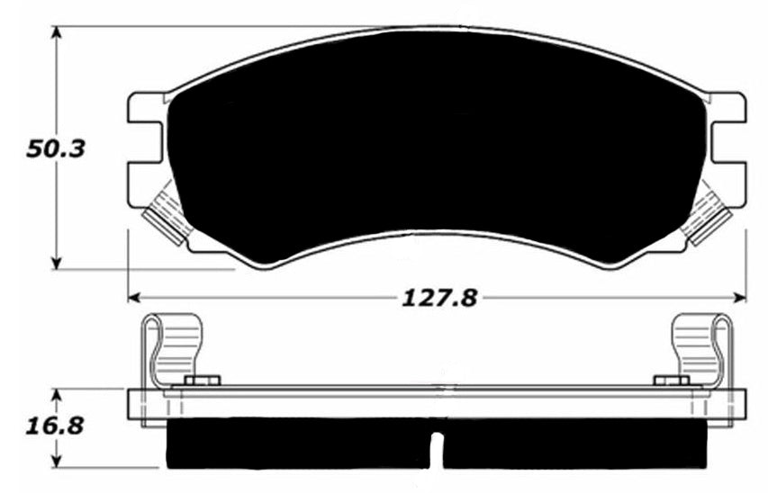 Porterfield Brake Pads for 2001 SATURN S SERIES - COUPE SC, SEDAN SL, W
