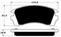 Porterfield Brake Pads for 1993 NISSAN NX Coupe 2.0L w/o ABS