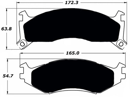 Porterfield Brake Pads for 1993 DODGE SPIRIT R/Drum