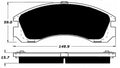 Porterfield Brake Pads for 1993 MITSUBISHI 3000 GT-SL