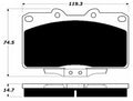 Porterfield Brake Pads for 1991 DODGE STEALTH 4WD