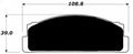 Porterfield Brake Pads for 1966 FIAT SPIDER 124