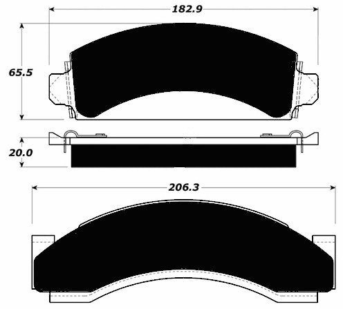 Porterfield Brake Pads for 1994 CHEVROLET C3500 2WD DRW Rear Disc