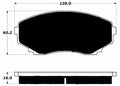 Porterfield Brake Pads for 2006 MAZDA MPV