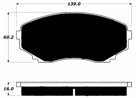 Porterfield Brake Pads for 1999 MAZDA MPV