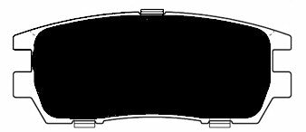 Porterfield Brake Pads for 1996 MITSUBISHI Montero V6
