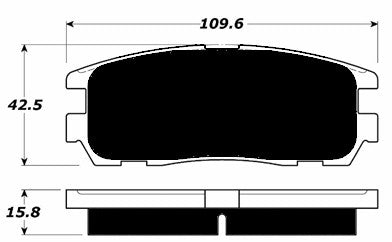 Porterfield Brake Pads for 1997 ACURA SLX