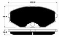 Porterfield Brake Pads for 1992 INFINITI J30